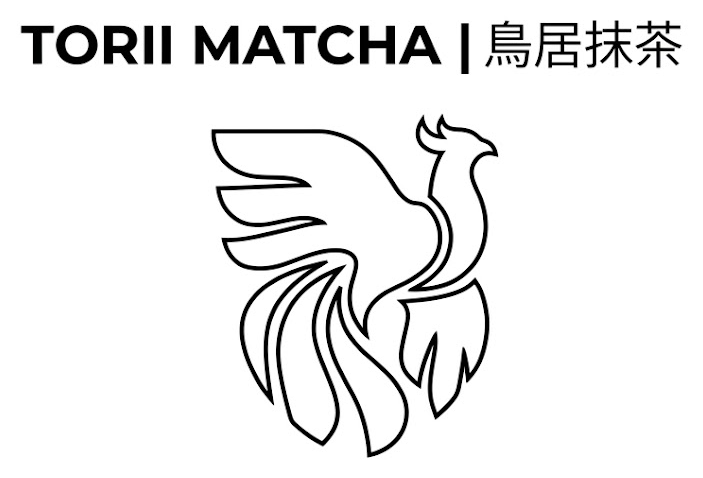 翼を広げた鳥を描いたTORII MATCHAのロゴ